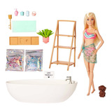 Barbie Fashion & Beauty Set De Juego Baño De Burbujas