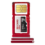 Bandeja Porta Sim Chip Card Compatible Motorola G8 Play