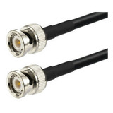 Cable Coaxil Rg58 Baja Perdida 2mts + Bnc-m/bnc-m 