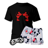 Conjunto Pijama Verano Mickey Hombre, Mujer, Niños