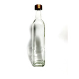 12 Botellas De Vidrio 500cc.licores Aceite Tapa A Rosca