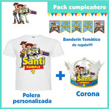 Pack Cumpleaños En Casa Cuarentena Toy Story Woody Buzlight 