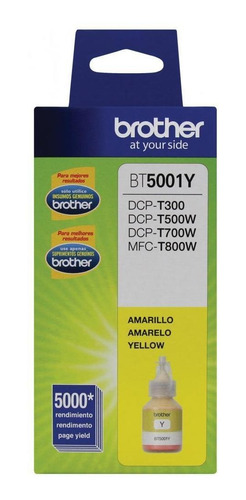 Tanque De Tinta Brother Bt5001y Amarillo, 5000 Páginas