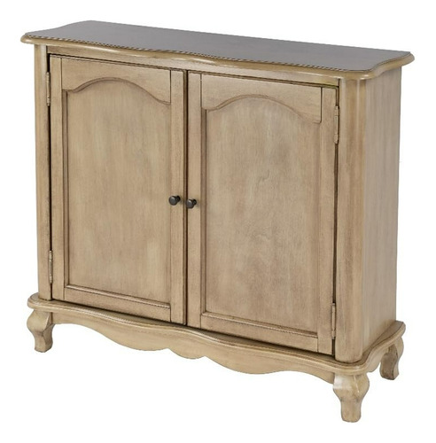 Gabinete De Madera Europea Leyden - Beige Antiguo