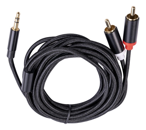 Rca A 3,5 Mm Auricular Altavoz Y Splitter Estéreo Cable De