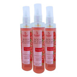 Kit 3 Body Splash Desodorante Colônia Morango 130ml