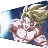 Mouse Pad Grande Goku Ssj1 Diseño Anime Medidas  40x90cm    