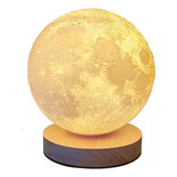 Lámpara Lunar Giratoria, Lámpara Hovering Planet, 12 Cm
