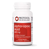 Protocol Ácido Alfa Lipoico 600 Mg - Extracto De Semilla De