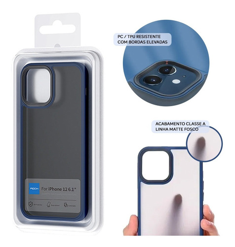 Capa Resistente Guard Pro Fosca Para iPhone 12 Mini 5.4