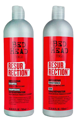 Kit Bed Head Resurrection Shampoo E Condicionador 750ml