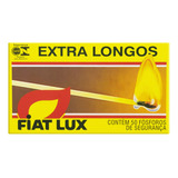 Fósforo De Segurança Extra Longo Fiat Lux 50 Unidades