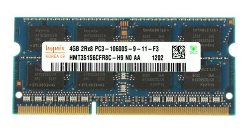 Memoria Ram Para Hynix Pc3-10600s Ddr3 1333 Mhz De 4 Gb