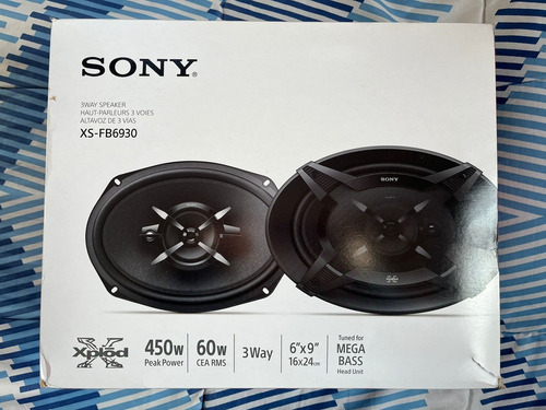 Parlantes De Auto Sony Xs-fb6930 6x9 De 3 Vias 450w