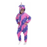 Pijama Disfraz Unicornio Niños Enterito Polar