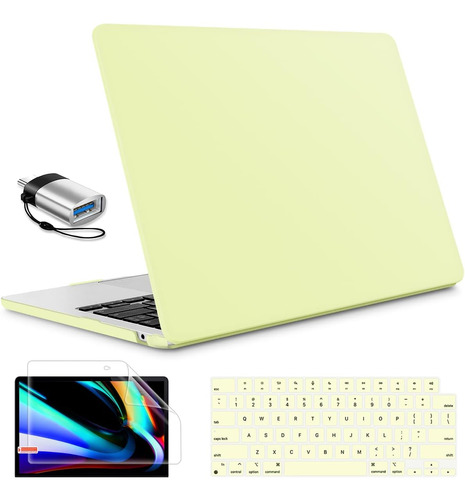 Funda Tuiklol Para Macbook Air 13 M2 + C/teclado Yellowc