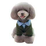 Chaleco Para Perros Talle Xl | Sweter Verde Con Cuello De Camisa Para Perros Marca Lookmy | Camperita Con Mangas Y Cierre Con Broches Para Mascotas Perros Y Gatos |