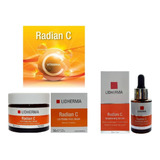 Radian C Face Cream + Serum Vitamina C  Hialuronico Lidherma