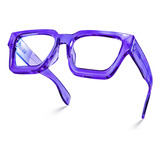 Lentes De Bloqueo De Luz Azul Con Marco Rectangular Tr90 De