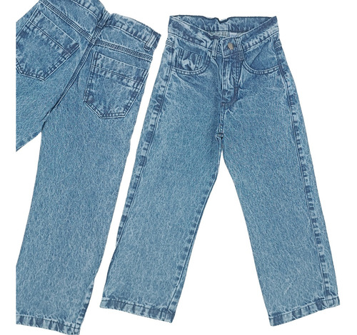 Pantalón De Nena Niña De Jeans  Kaorikawaii Art-62
