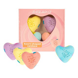 Bolas De Baño De Sales Spa De Colores En Forma De Corazón