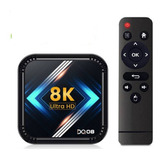 Tv Box Dq08 Original Modelo 8k Android + Brinde Fone Bluetoo