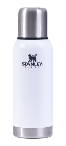 Termo Stanley Adventure 1lt Polar Blanco Con Tapon Cebador