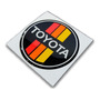 Emblema Toyota Vintage Tricolor En Resina  Meru, Hilux, Etc. Toyota Hilux