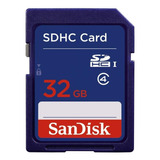 Tarjeta De Memoria Sdhc Sandisk Flash De 32gb Sdsdb-032g