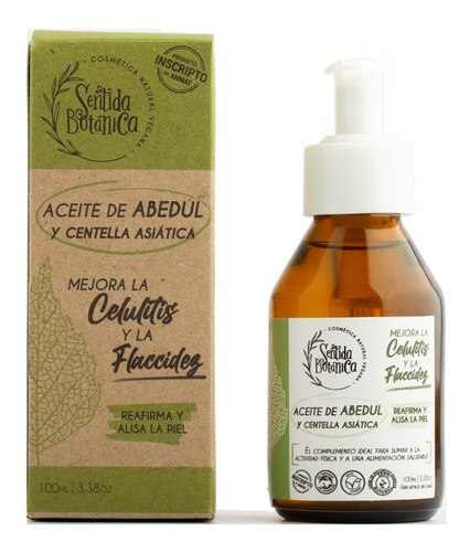 Aceite Abedul Y Centella Asiática Celulitis Sentida Botánica