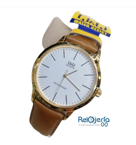 Reloj Q&q Para Hombre En Cuero