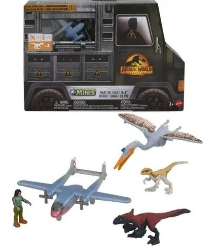 Jurassic World Pack Avión De Edición Especial Lucha O Vuelo 