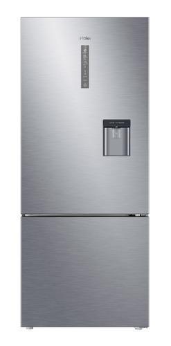 Refrigerador Bottom Freezer 423.5l Nuevo Inox Haier Hbm425em