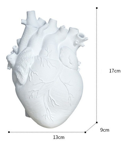 Maceta Creativa En Forma De Corazón Jarrón De Resina Maceta