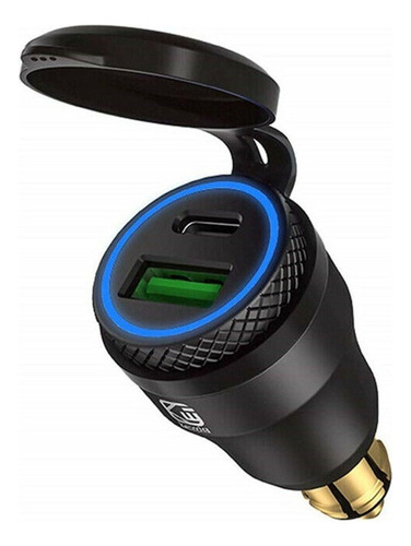 Adaptador De Cargador Usb Doble Para Motos Bmw Hella