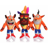 Peluches Crash Bandicoot Aku Aku Pack3