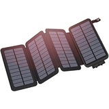 Hiluckey Solar Charger Power Bank 25000mah Usb C Fast Chargi