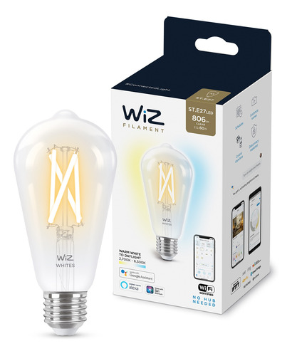 Ampolleta Inteligente Wifi Bluetooth Filamento Clear Edison