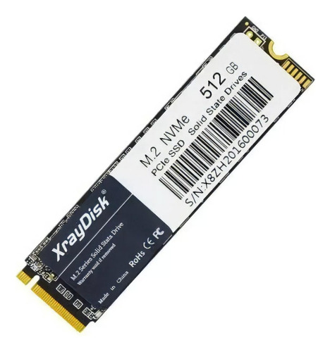 Nvme 512 Gb Xraydisk M.2 Novo E Lacrado