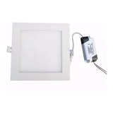 Panel Led De Embutir Cuadrado 6w 12 Cm 220v  Bl Calido-frio 