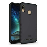 Funda Resistente Para Blu Vivo Xl4 Tudia Negro Matte 