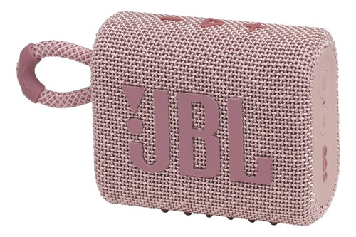 Parlante Portatil Jbl Go 3 Bluetooth Waterproof - Pink