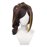 Genshin Impact Chiori Halloween Cosplay Peruca Longo Cabelo