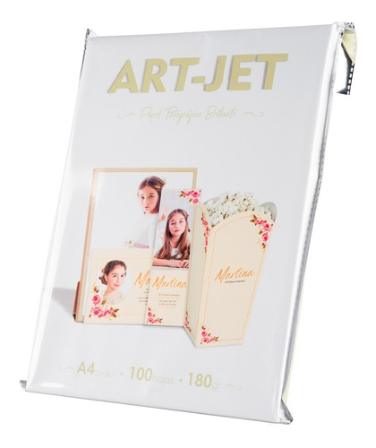 Papel Fotográfico Art-jet® Brillante Glossy A4 180g X 500h