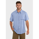 Camisa Guayabera Clásica Azul Falcone 