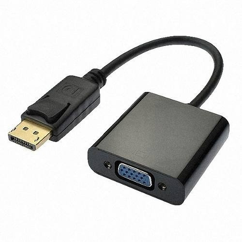 Cabo Adaptador Conversor Vídeo Displayport Para Vga 