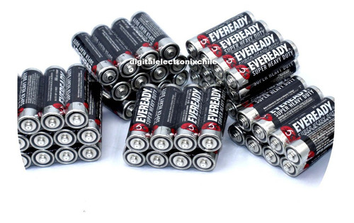 Pack Eveready Doble Aa 1.5v Selladas De 4 Unid Total 52 Unid