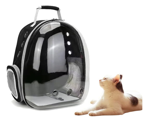 Mochila Transparente Para Mascota Perros Y Gato