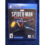 Juego Físico Spiderman Miles Morales Original Ps4 