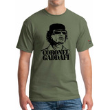 Gaddafi. Kadhafi. Libia. Remera Algodón Premium. Habibis